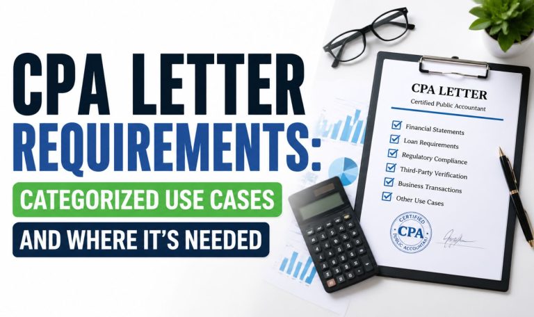 CPA Letter Requirements: Categorized Use Cases and Where It's Needed