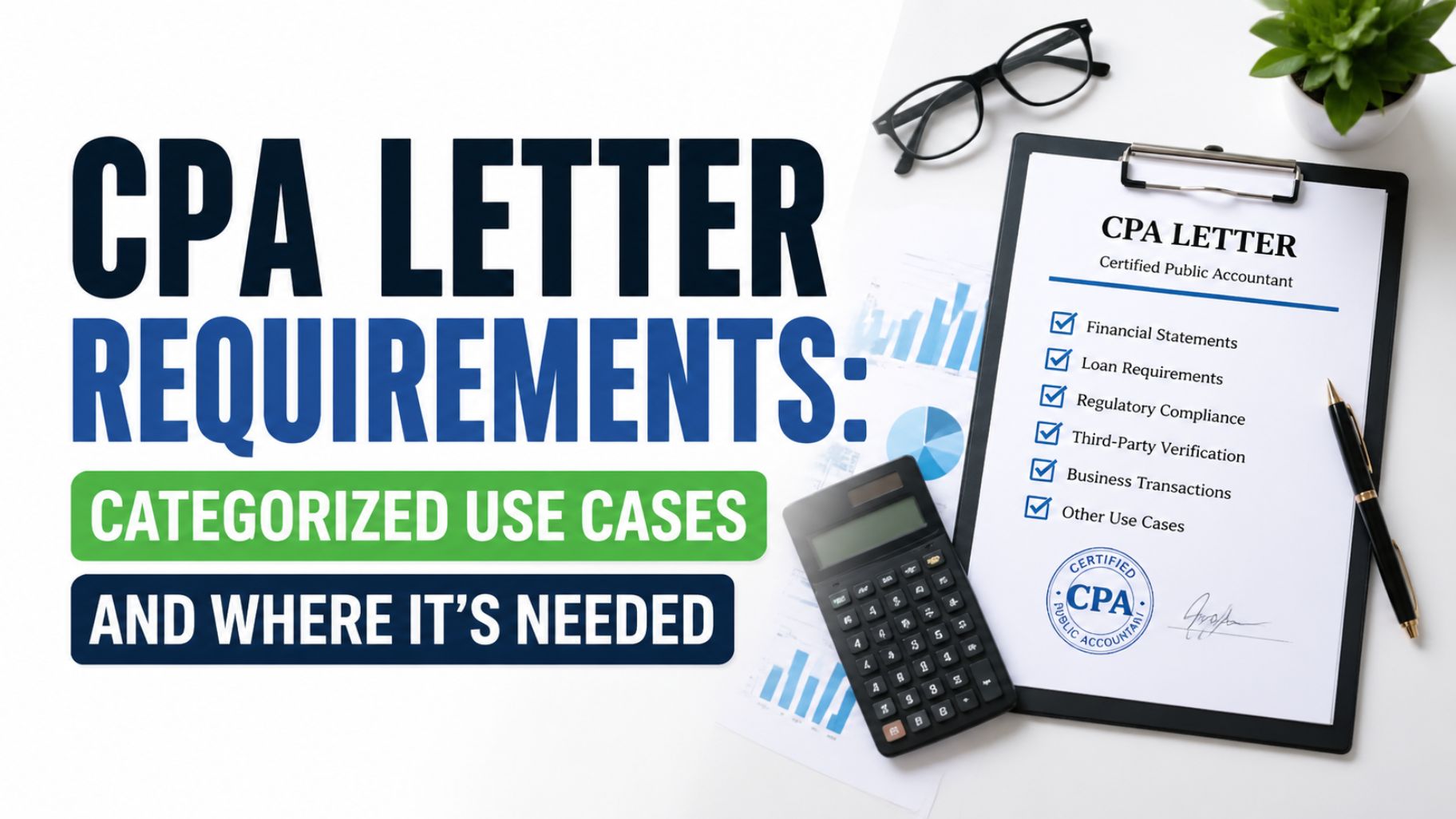 CPA Letter Requirements: Categorized Use Cases and Where It’s Needed