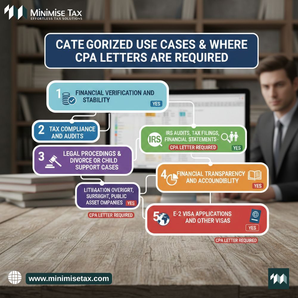 Categorized Use Cases and Where CPA Letters Are Required