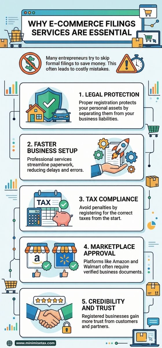 Why E-Commerce Filings Services Are Essential
