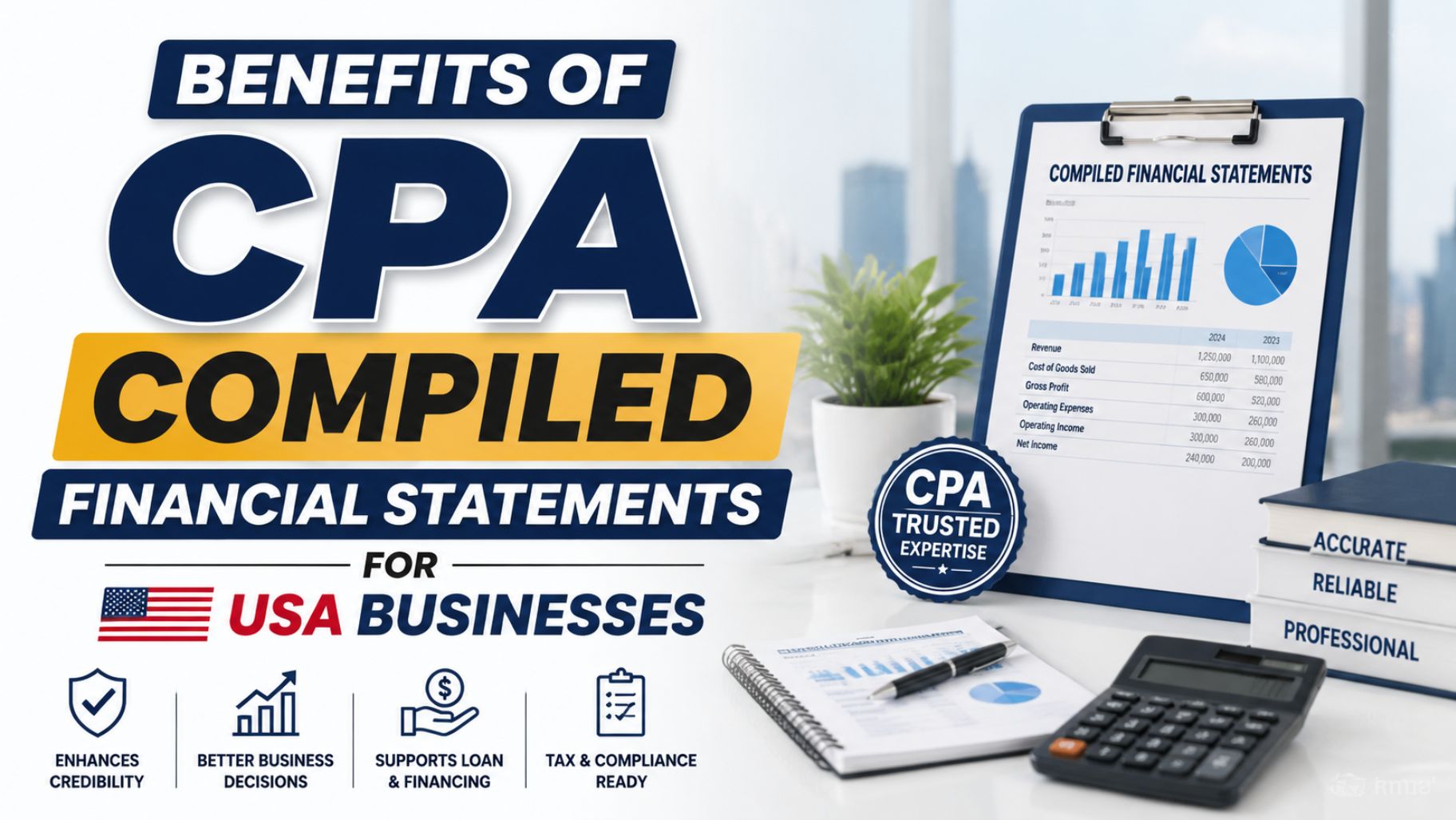 Benefits of CPA Compiled Financial Statements for USA Businesses