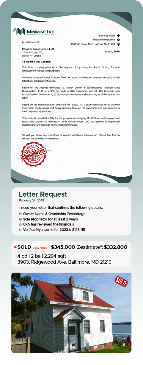 Minimise tax Consultant