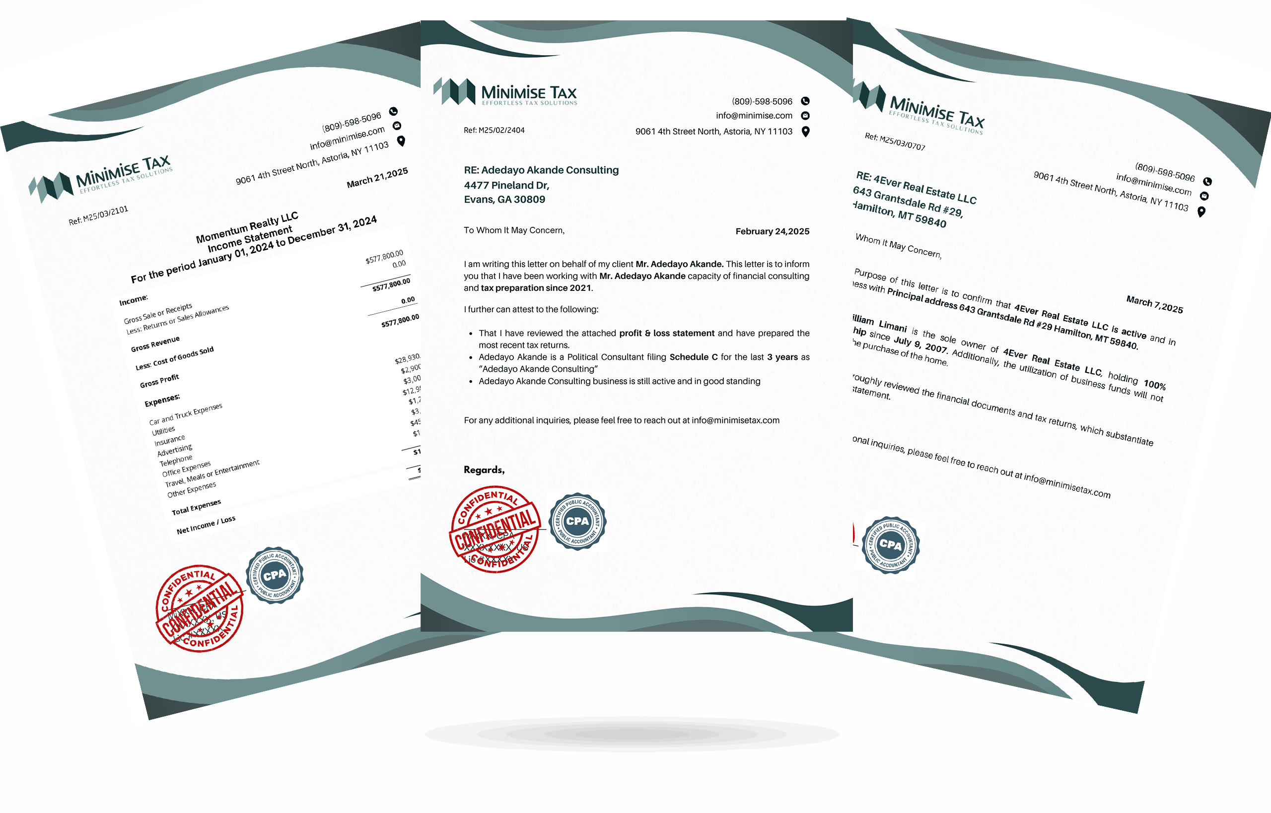 Minimise tax Consultant