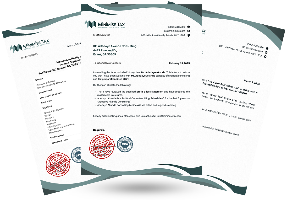 Minimise tax Consultant