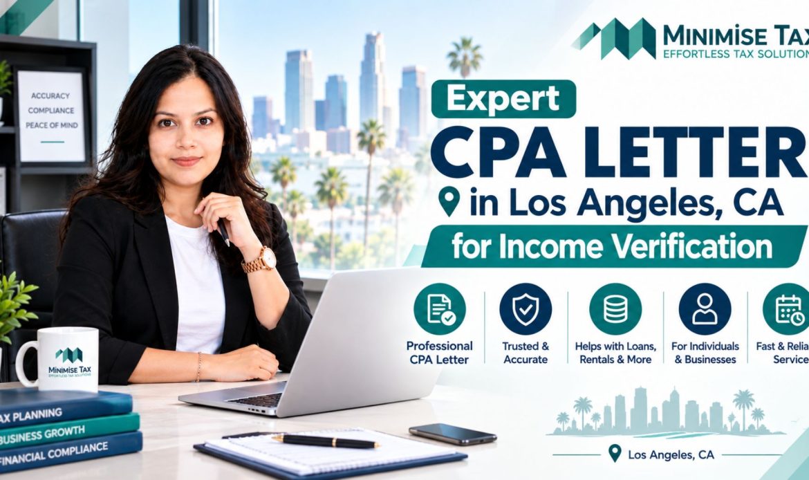 Get a CPA Letter in Los Angeles CA Business Proof and Income