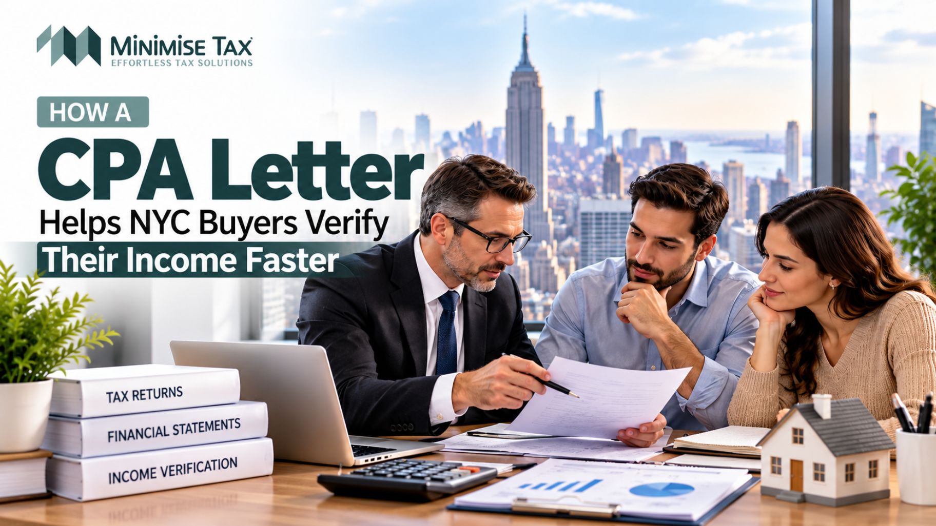 CPA Letter preparation for New York City home buyers and mortgage applicants